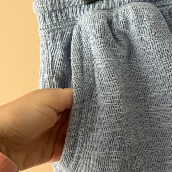 FINAL PRICE Aerie Soft Blue Athletic Shorts - Picture 2 of 6